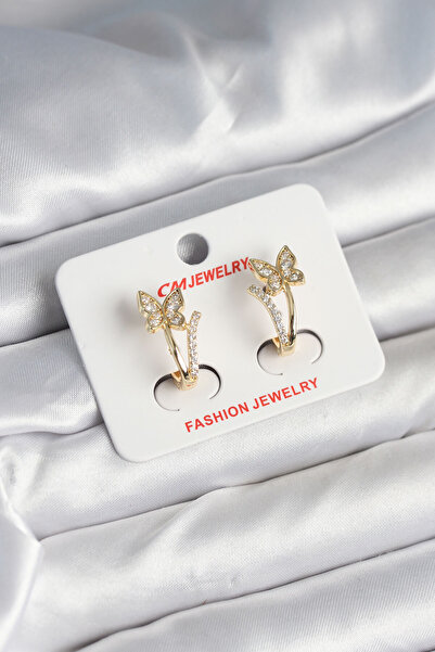 Skygo Brass Gold Color Zircon Stone Butterfly Model Women's Ring - Tj-Bkp11248