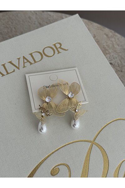 LUXSTONE Butterfly Gold Earrings