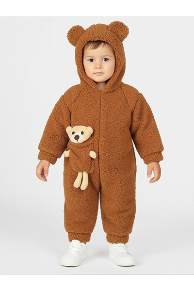 look design Unisex 6/12 Months Embroidered Lamb Jumpsuit