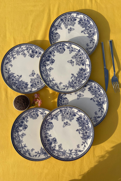 Genel Markalar Spring Time 6'lı Pasta Tabağı 20cm