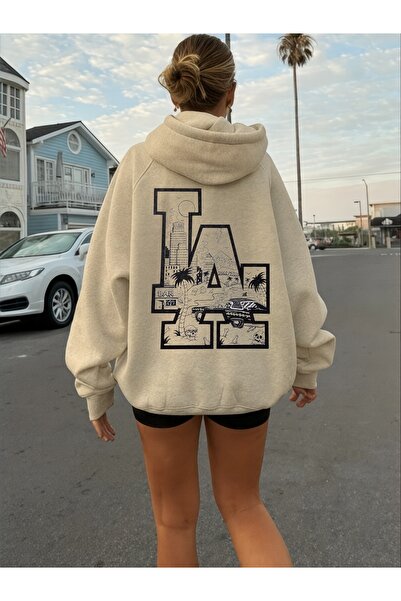 ArtYus Unisex LA Los Angeles Colorat Personalizat cu imprimeu Bumbac supradim...