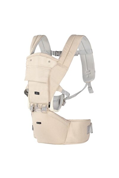 Cangaroo Baby Carrier with 3 Positions, Baby Ivy Beige, Detachable Base, Minimum Age 5 Months - Maxi