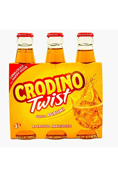 Crodino Analcoolic cu citrice pentru aperitiv 3x175 ml - SGR