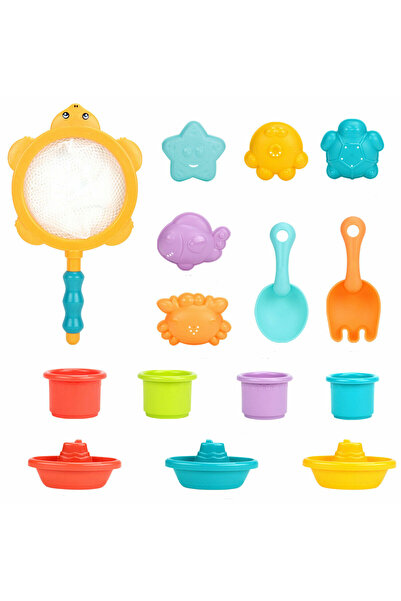 huanger - Kids Sand Beach & Water Bath Toyset - 15pcs