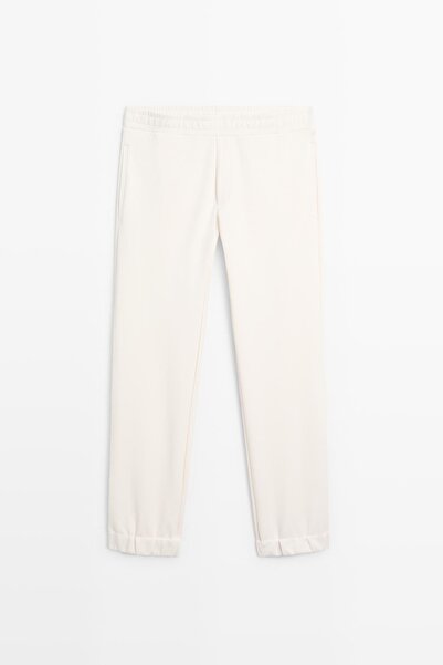 Massimo Dutti Pamuk karışımlı jogger fit pantolon