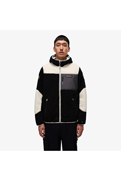 Napapijri Yupik 3 Men's Black Fleece Jacket