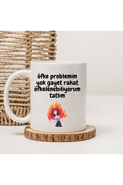 kubdekor لا مشكلة، أنا مريح تمامًا، يمكنني التهيج، كوب مطبوع عليه عبارة حلوة