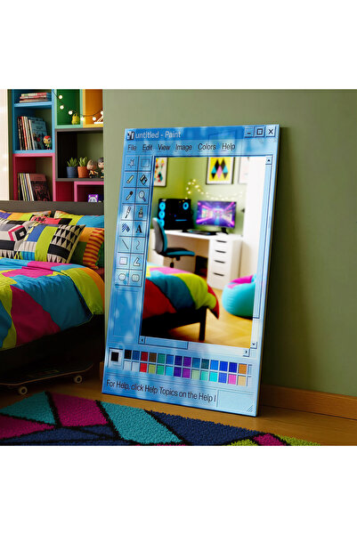 SÜMER CAM SÜMERCAM Paint Ayna Tasarım Ayna Dekoratif Ayna