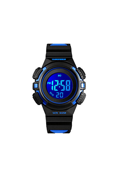 Skmei Παιδικό Ρολόι Αθλητισμού Ψηφιακό Χρονόμετρο Ξυπνητήρι Ημερομηνία Μπλε