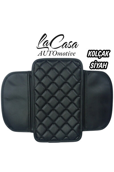 la casa LACASA AUTOmotive Lüks Deri Araba Oto Kolçak Sünger Kolçak Kol Dayama...