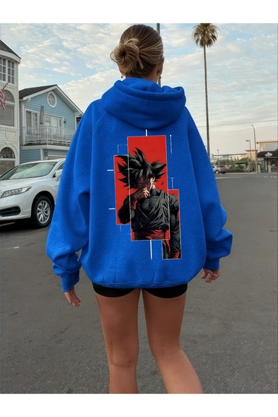 ArtYus Unisex Dragon Ball Colorat Special cu imprimeu Bumbac supradimensionat...