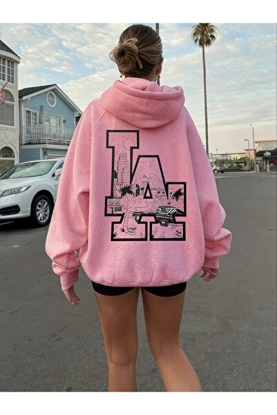 ArtYus Unisex LA Los Angeles Colorat Personalizat cu imprimeu Bumbac supradim...