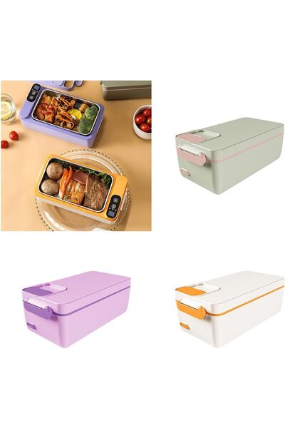 Brave Lunch Box Warming Food Box 304 Stainless Steel Meal Box 3200mAh Food Storage Box Suitable for School