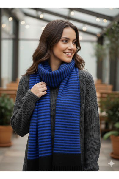 Hat Town وشاح منفوخ للجنسين بلون واحد