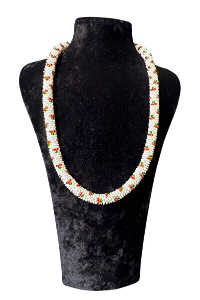 Uretti - Özlem 9422 2031 Handmade Cherry Model Necklace / Bracelet / Earring Set of 3