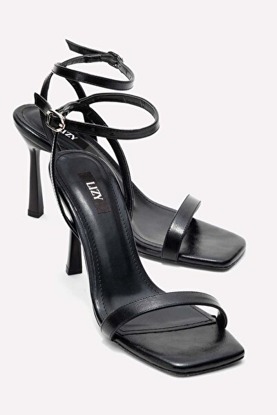 Lizy Shoes Tek Bantlı İnce Topuklu Kadın Ayakkabı