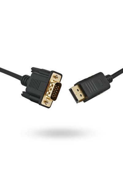 ForWhat 1.8m Dp-Vga Converter Cable for Office Home Office Devices