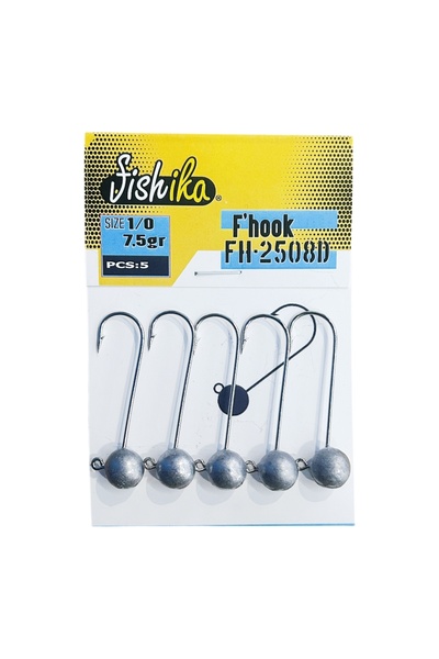 Fishika 2508 #1/0 7,5gr Jig Head FSH2508-D75N10