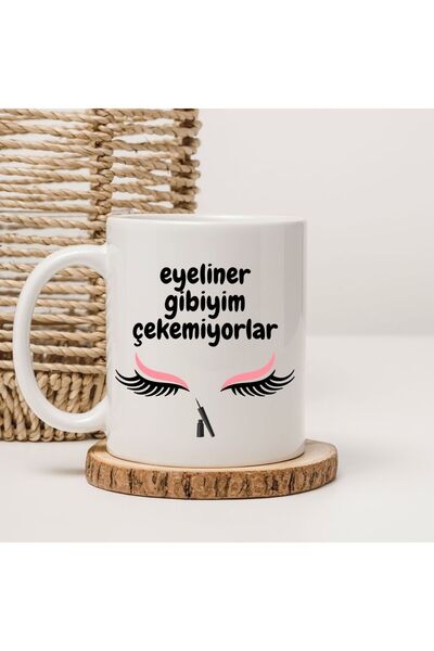 kubdekor كوب مطبوع عليه عبارة 'لا ينتظرونني'