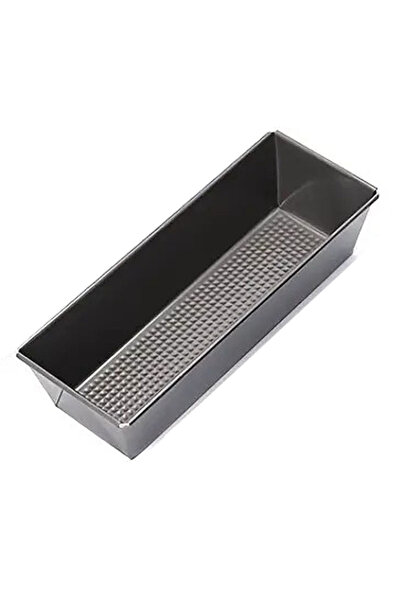 isometric 1 Adet Dikdörtgen Kek Kalıbı Baton Kek Kalıbı Metal Gri