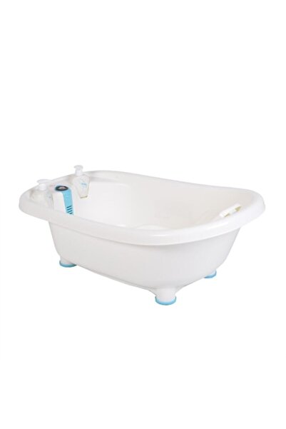 NOVOKIDS Cădiță de baie ergonomică pentru bebeluși, cu dozatoare de săpun și ...