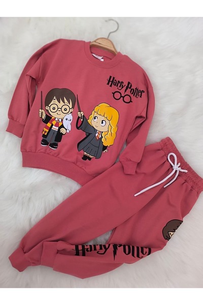 kidsense Character Printed Unisex Children's Tracksuit Set