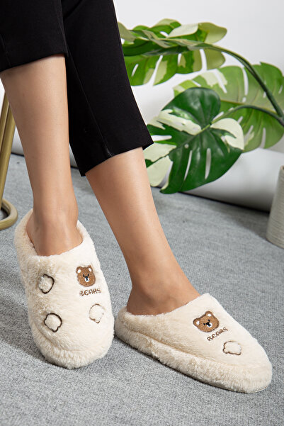 Jackers Унісекс плюшевий милий ведмедик з вишивкою, весільний набір, подарункові домашні капці