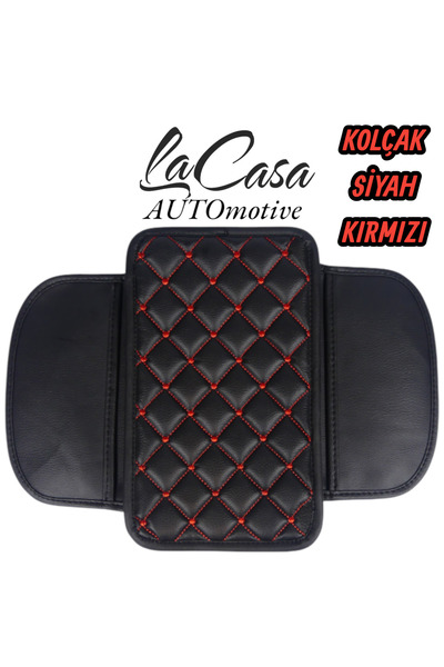 la casa LACASA AUTOmotive Lüks Deri Araba Oto Kolçak Sünger Kolçak Kol Dayama...