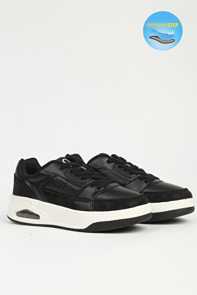 Benetton Women's Black and White Sports Shoes Imported Bni-12133