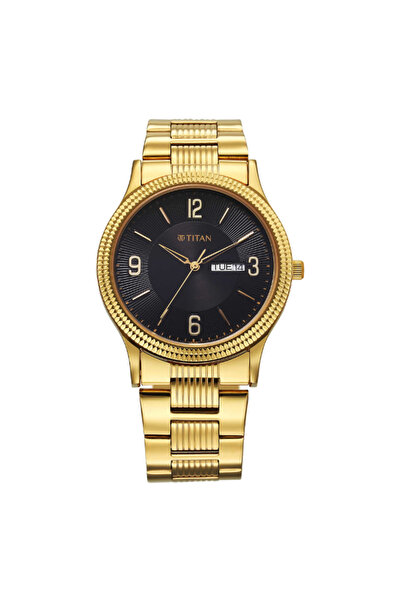 Titan Men's Analog Black Dial Watch - 1650YM10