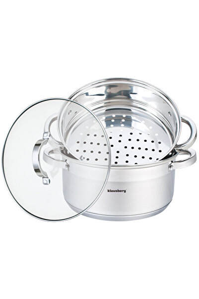 Other KLAUSBERG STEAM POT 3 PIECES 24cm KB-7144