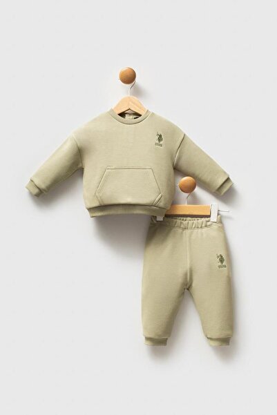 U.S. Polo Assn. Kids U.S. Polo Assn. Usb2585 Baby Boy 2-Piece Set