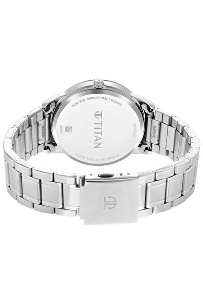 Titan Men's Analog Black Dial Watch - 1806SM02