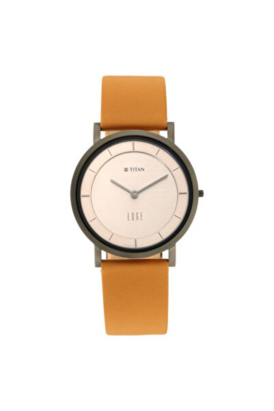 Titan Men's Analog Beige Dial Watch - 1595QL01