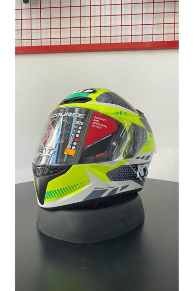KYT TT-COURSE GEAR BLACK YELLOW