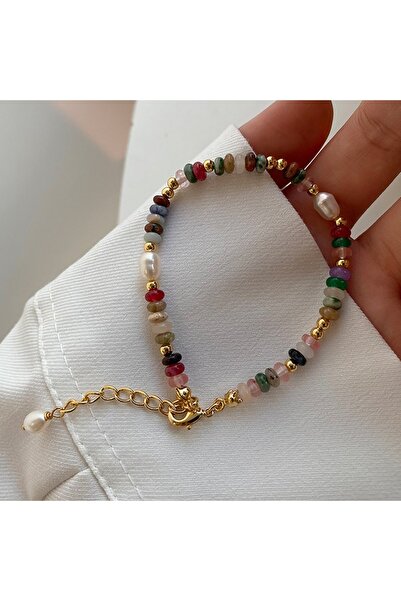 SIC MODA Bracelet Stainless Steel 304 and Natural Stones 6110