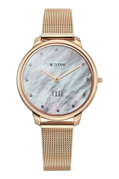 Titan Women's Analog Mother Of Pearl Dial Watch - 2654WM02