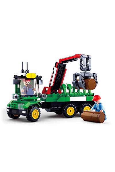 Sluban Wooden Transport Truck Construction Set, Sluban, 209 pieces