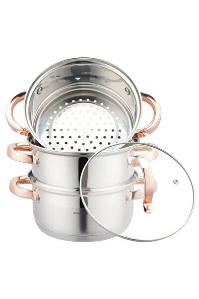 Other KLAUSBERG STEAM POT 4 PIECES 18cm KB-7726 ROSE GOLD