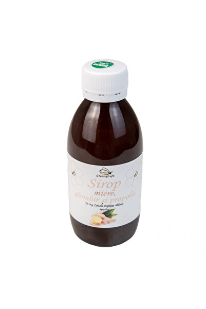 StrongLife Sirop de ghimbir si propolis cu miere de albine - 200ml