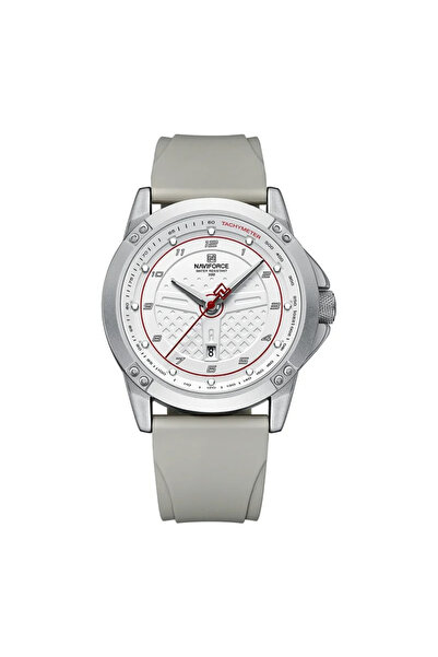 Naviforce Ceas bărbătesc casual gri cu cuarț analogic și dată