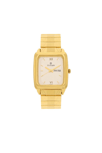 Titan Men's Analog Silver Dial Watch - 1581YM04