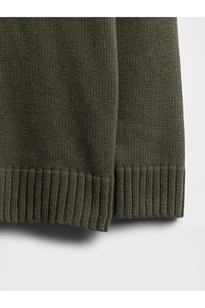 GAP Kadın Yeşil 100% Pamuk Oversize Kazak
