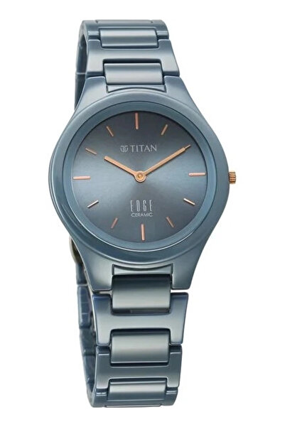 Titan Women's Analog Blue Dial Watch - 2653QC07