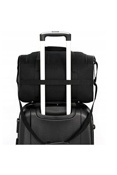 Metru Patrat Geanta city break, bagaj de mana, avion, Wizz Air, Ryanair, 40x20x25, negru