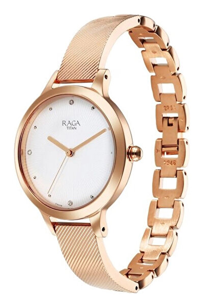 Titan Women's Analog White Dial Watch - 2754WM01