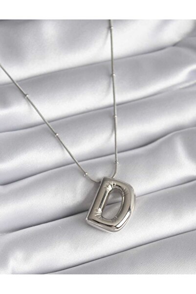 pure age Top Quality Embossed Balloon Letter Necklace