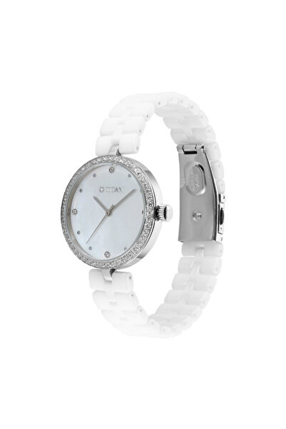Titan Women's Analog Mother of Pearl Dial Watch - 95215KC01