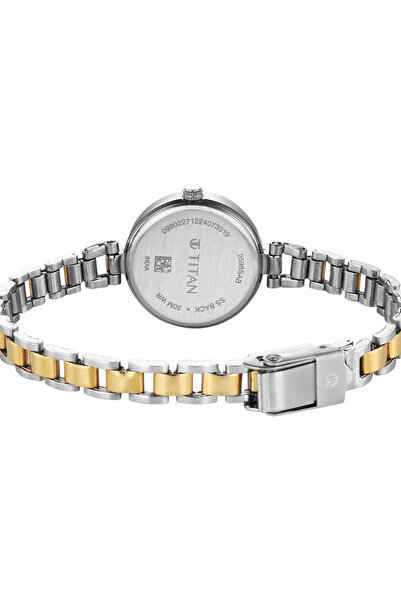Titan Women's Analog Silver Dial Watch - 2598BM02