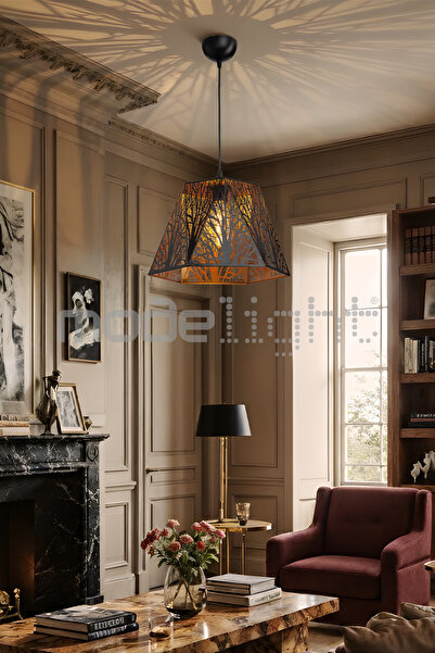 Modelight LAZER KESİM METAL TEKLİ SARKIT - SALON-OTURMA-ÇOCUK-YEMEK-YATAK ODASI-ANTRE-MUTFAK